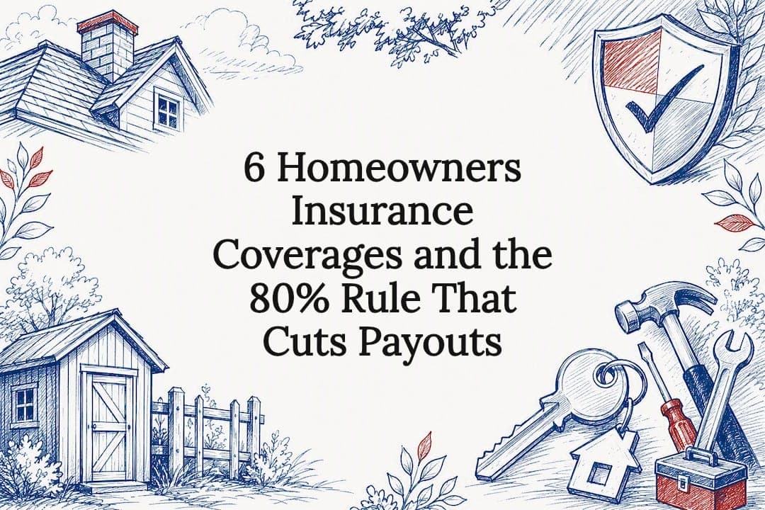 6 Homeowners Insurance Coverages and the 80% Rule That Cuts Payouts